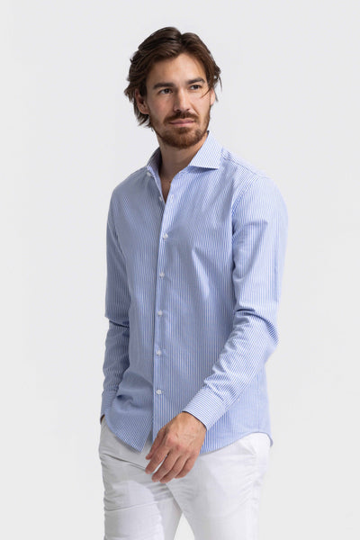 Strib Striped Shirt Blue
