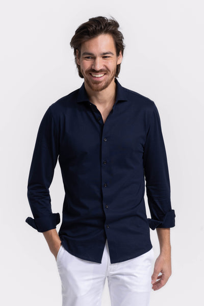 Sträcka Dark Blue Stretch Shirt
