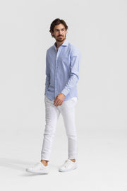 Strib Striped Shirt Blue